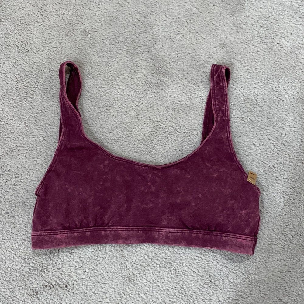 PINK VS Sports Bra, M, Mulberry Heather Plum, NWT